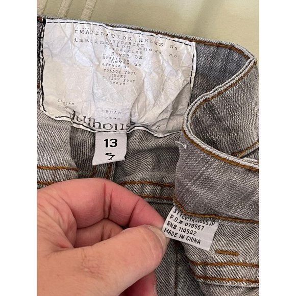 Dollhouse Light Gray Capri Jeans - 13 - Picture 12 of 12